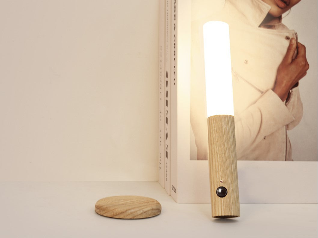 Luz LED De Pasillo Color Madera