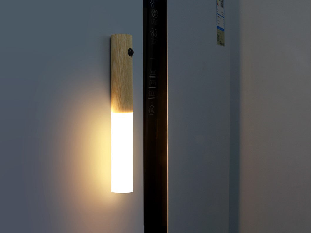 Luz LED De Pasillo Color Madera