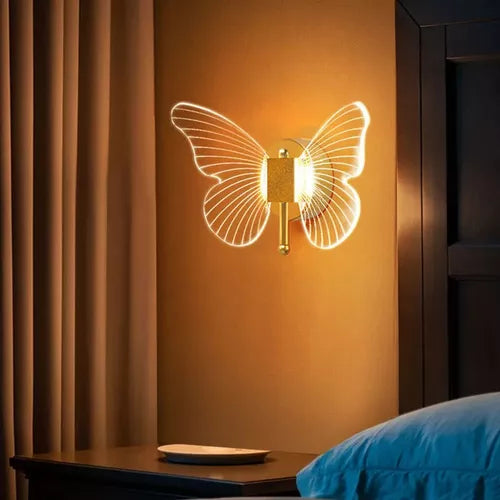 Aplique De Pared Led Mariposa