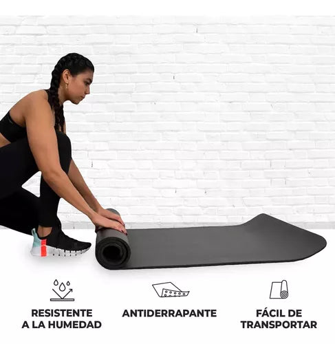 Mat Yoga Colchoneta Ejercicio Grueso 15mm