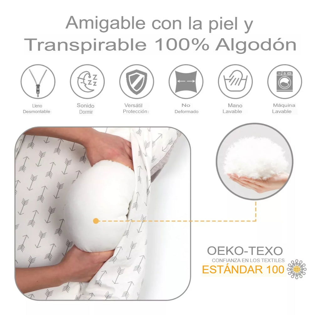 Nido Colecho Cama Bebé Con Almohada