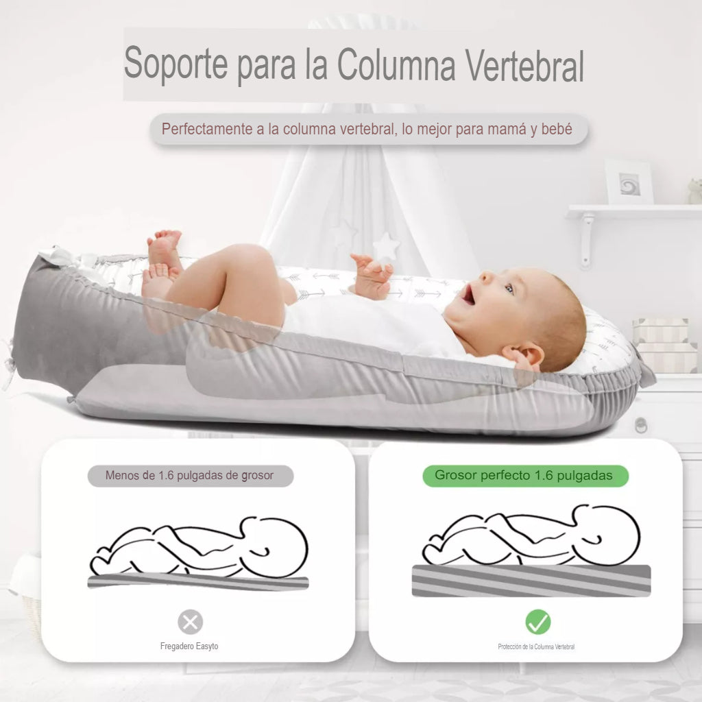 Nido Colecho Cama Bebé Con Almohada